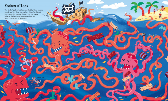 Book and Jigsaw Under the Sea Maze [4]