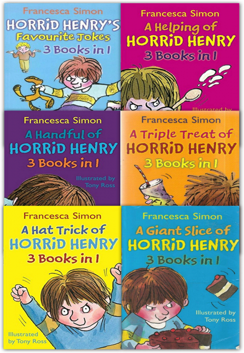 Horrid Henry Books Collection 18 Titles in 6 Books Set [2]