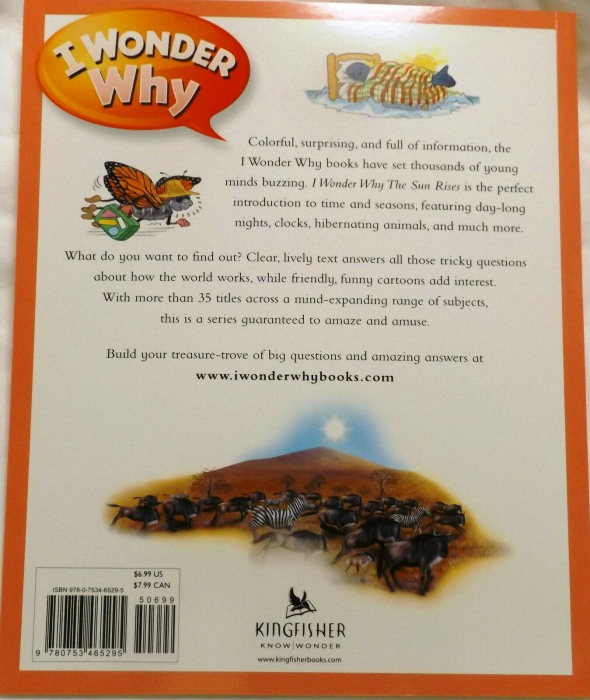 I Wonder Why the Sun Rises: and Other Questions About Time and Seasons [2]