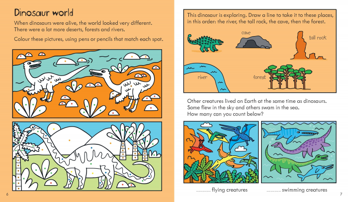 Little Children's Dinosaur Activity Book [2]