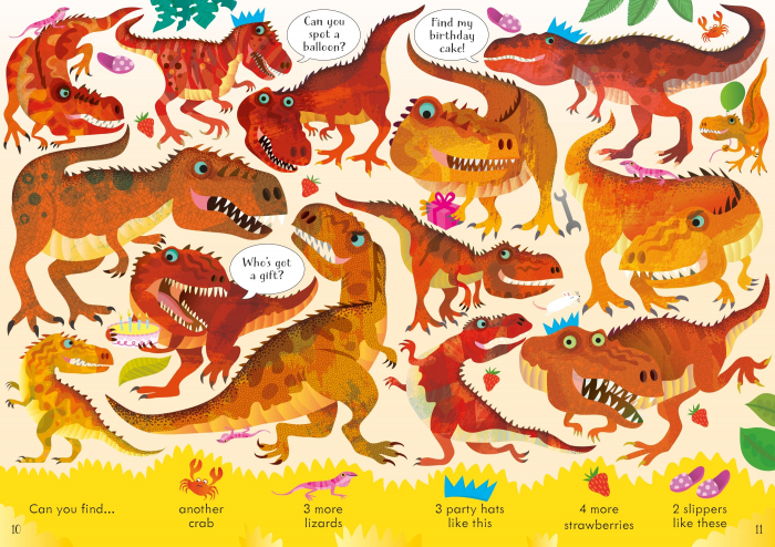 Look and Find Puzzles Dinosaurs [4]