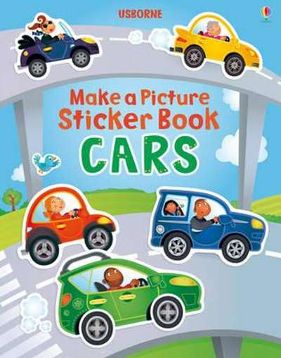 Make a Picture Sticker Book Cars [1]