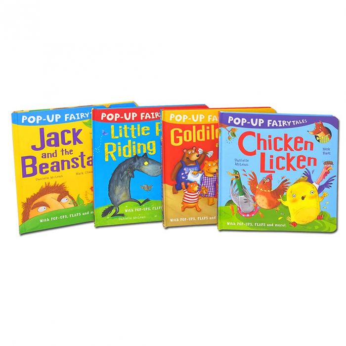 My First Pop-Up Fairytales 4 Books Collection Set (Chicken Licken, Little Red Riding Hood, Goldilocks, Jack and the Beanstalk) [2]