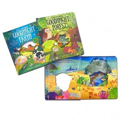 Peep Inside Goodnight World Little Explorers series 3 Books Collection Box Set [3]