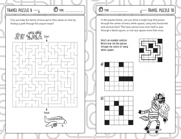 Travel Puzzles For Clever Kids [3]