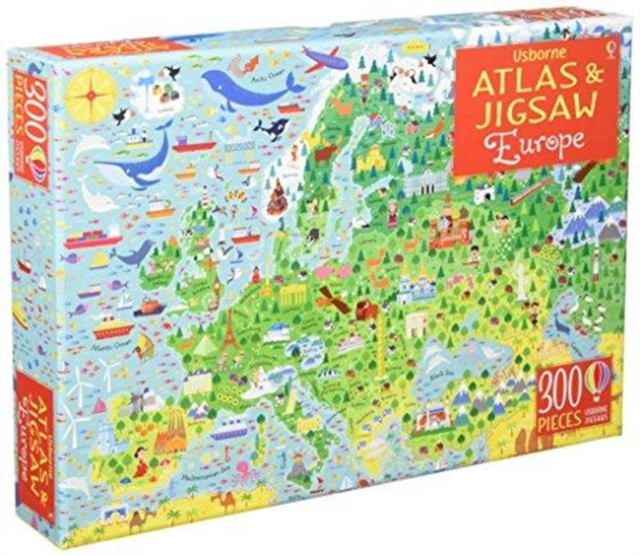 Usborne Atlas and Jigsaw Europe [1]