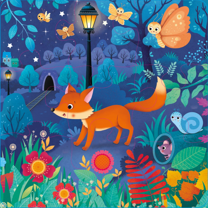 Usborne Book and 3 Jigsaws: Night time [3]