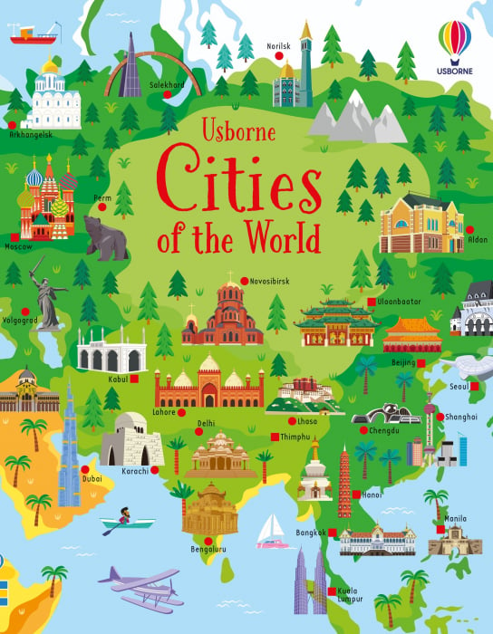 Usborne Book and Jigsaw Cities of the World [5]