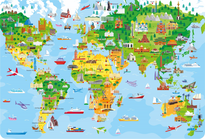Usborne Book and Jigsaw Cities of the World [4]