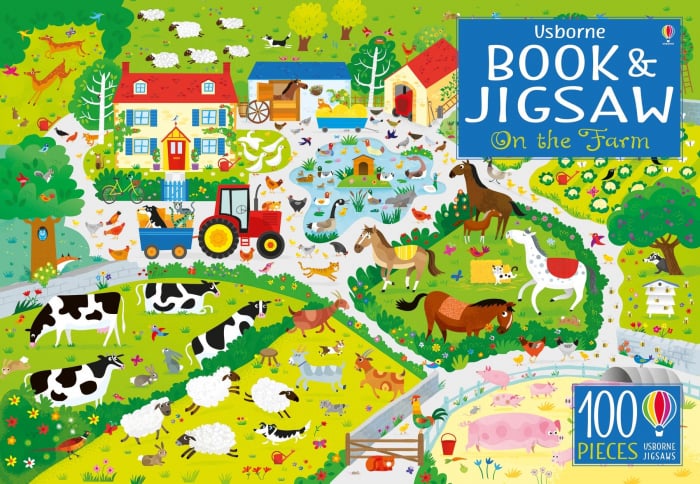 Usborne Book and Jigsaw On the Farm [1]