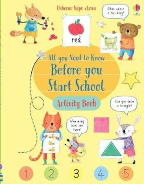 Wipe-Clean All You Need to Know Before You Start School Activity Book [1]