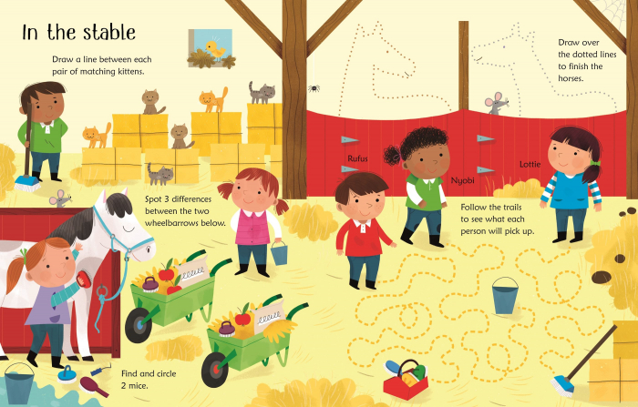 Wipe-Clean Horse and Pony Activities [4]