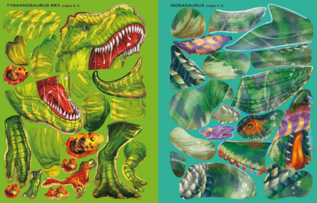 Build Your Own T. Rex and Other Dinosaurs Sticker Book [2]