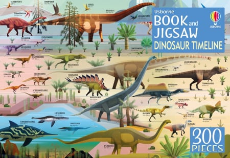 Set carte + puzzle - Dinosaur Timeline Book and Jigsaw