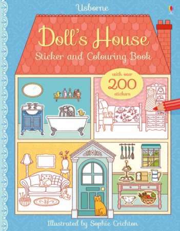 Carti cu activitati - Doll's House Sticker and Colouring Book