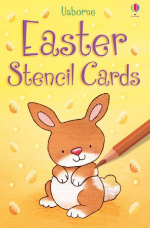 Carti cu activitati - Easter Stencil Cards