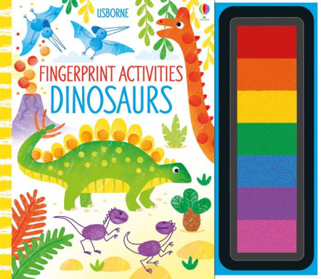 Carti cu activitati - Fingerprint Activities Dinosaurs
