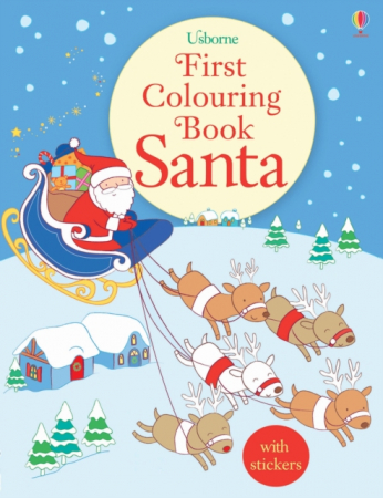 Carti cu activitati - First Colouring Book: Santa