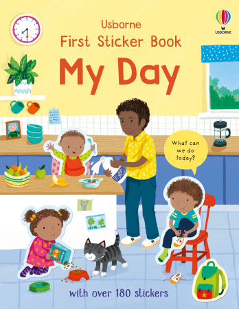 Carti cu activitati - First Sticker Book My Day
