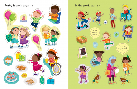 First Sticker Book My Friends [3]