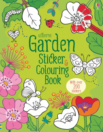 Carti cu activitati - Garden Sticker and Colouring Book