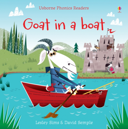 Carti " Invata sa citesti" cu povesti scrise in stil fonetic (Phonics) - Goat in a Boat
