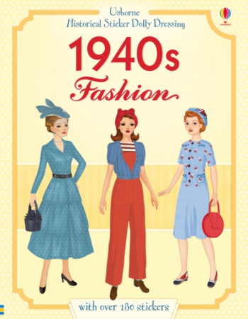 Historical Sticker Dolly Dressing 1940s Fashion