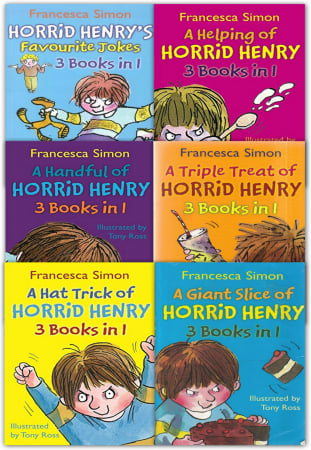 Horrid Henry Books Collection 18 Titles in 6 Books Set [1]