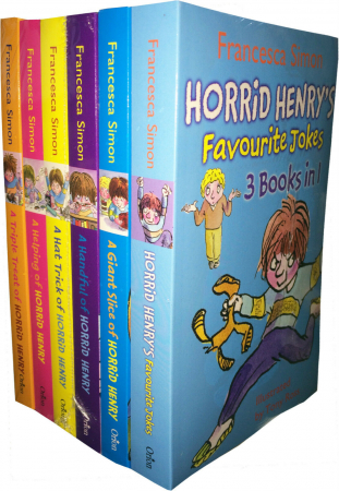 Horrid Henry Books Collection 18 Titles in 6 Books Set