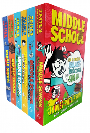 James Patterson Middle School 6 Books Collection Pack Set