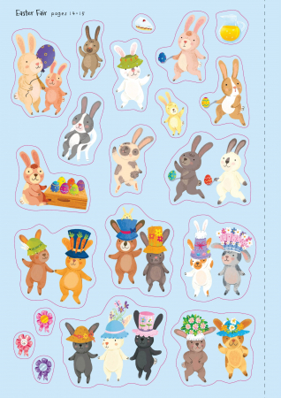 Little First Stickers Bunnies [4]