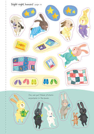 Little First Stickers Bunnies [7]