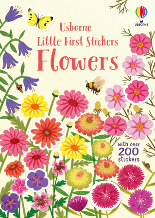 Carti cu activitati - Little First Stickers Flowers