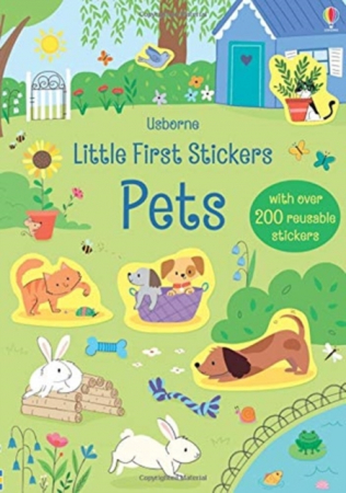 Carti cu activitati - Little First Stickers Pets