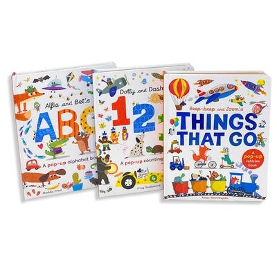 Little Learners Pop Up Collection 3 Books Box Set (ABC, 123, Things That Go) [1]