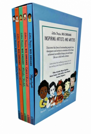 Little People, Big Dreams Inspiring Artists and Writers Gift 5 Books Box Collection Set (Maya Angelou, Anne Frank, Frida Kahlo, Coco Chanel, Audrey Hepburn) [2]