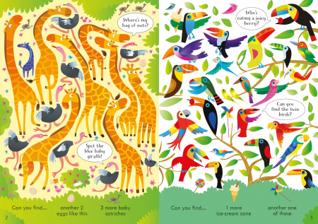 Look and Find Puzzles At the Zoo [1]