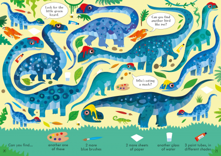 Look and Find Puzzles Dinosaurs [1]