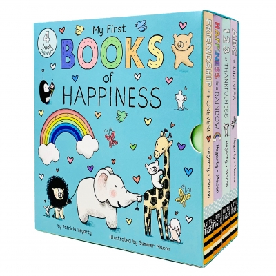 Carti in limba engleza - My First Books of Happiness 4 Books Collection Box Set by Patricia Hegarty (ABC of Kindness, 123 of Thankfulness, Happiness is a Rainbow & More)