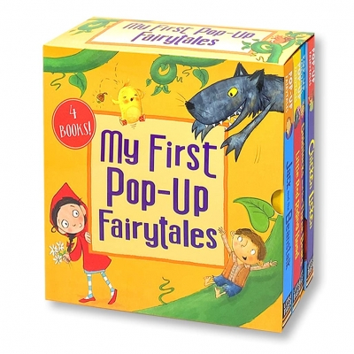 Dupa tematica - My First Pop-Up Fairytales 4 Books Collection Set (Chicken Licken, Little Red Riding Hood, Goldilocks, Jack and the Beanstalk)
