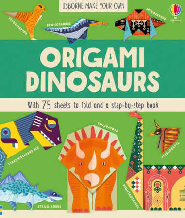 Carti cu activitati - Origami Dinosaurs