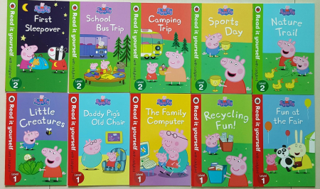 Peppa Pig Read It Yourself With Ladybird Collection 10 Books Set