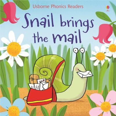 Carti " Invata sa citesti" cu povesti scrise in stil fonetic (Phonics) - Snail Brings the Mail