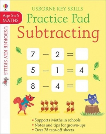 Carti in limba engleza - Subtracting Practice Pad 5-6