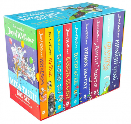 The World of David Walliams Mega-tastic 9 Books Box Set