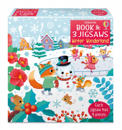 Set carte + puzzle - Usborne Book and 3 Jigsaws: Winter Wonderland