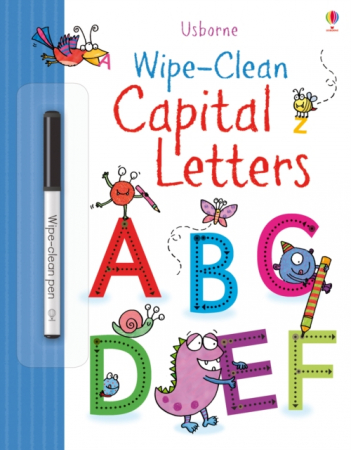 Carti cu activitati - Wipe-clean Capital Letters