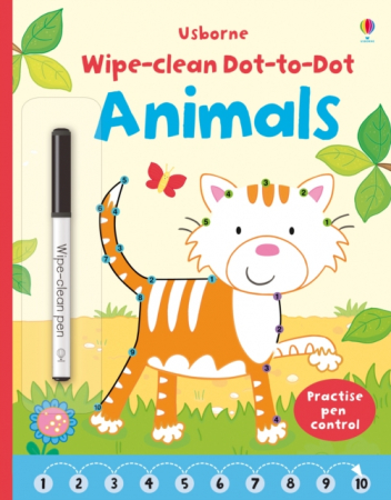 Activitati - Wipe-clean Dot-to-dot Animals