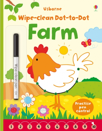 Activitati - Wipe-clean Dot-to-dot Farm