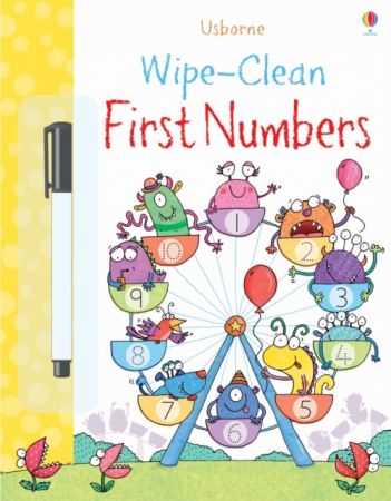 Carti cu activitati - Wipe-clean First Numbers
